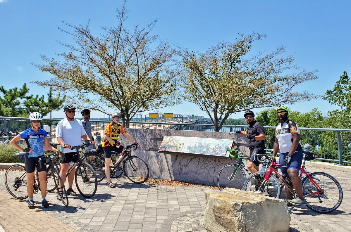 Chris_Roell's tweet photo. Led today's @BicycleSPACE #CityExplorers ride on a 37 mile trek around #BikeDMV. Rode through two States and a Territory. I will let you guess the names of the States and the Territory we rode through!😉 #bikedc #bikedmvloop #bspacerides #bikemd #bikeva #washingtondc https://t.co/moau7pBwJc