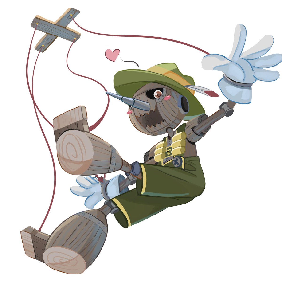 PirateSylph's tweet image. Just sharing a few months speedart I submitted on Tumblr. :)

Goodnight! ;)

#Digimon #Pinocchimon #Puppetmon #Speedart #DigitalArt