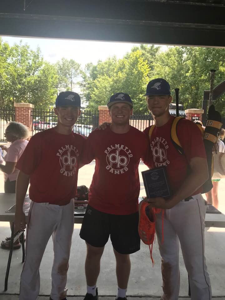 Congratulations to these three fine young men on representing the R well this weekend at the DP Palmetto Games. These guys work extremely hard and I am glad it is paying off for them.  Proud of you guys!