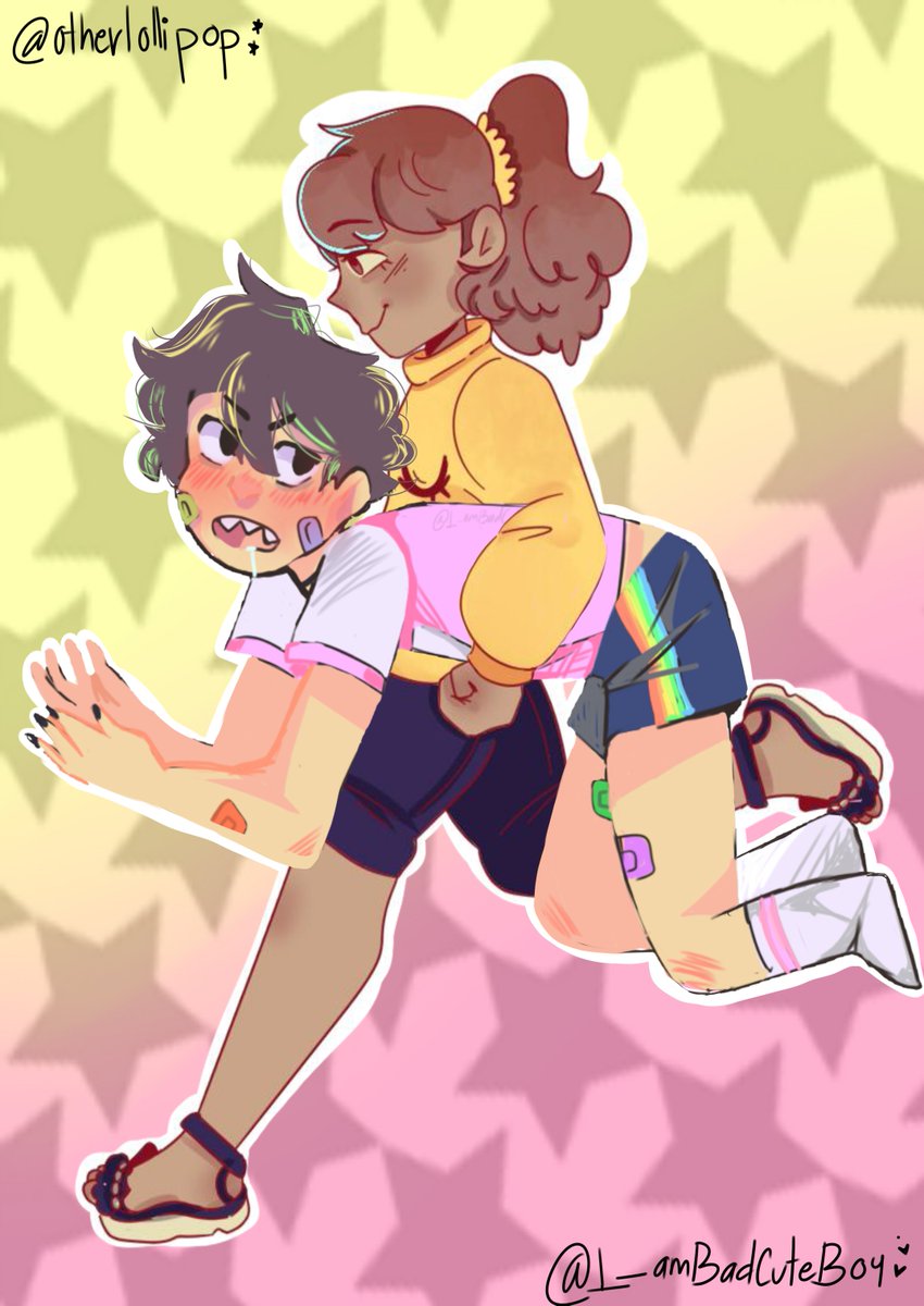 Matt_is_satan's tweet photo. AAAAAAAAAAAAAH, DESPUÉS DE MIL AÑOS, POR FIN TERMINE UN COLLAB!
COLLAB CON: @otherlollipop gran artista por cierto! 🥺💖
MatTy> Su servidor @I_amBadCuteBoy 
La otra chica de cabello chinitO>@otherlollipop https://t.co/UKzV4Ai3xX
