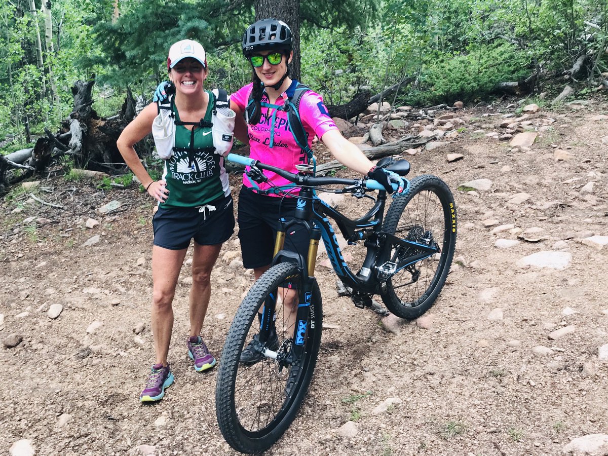 A bright spot in my six hour run/hike/crawl through the mountains was running into a co-worker at 9,000 feet! #remotework #coloradorunning