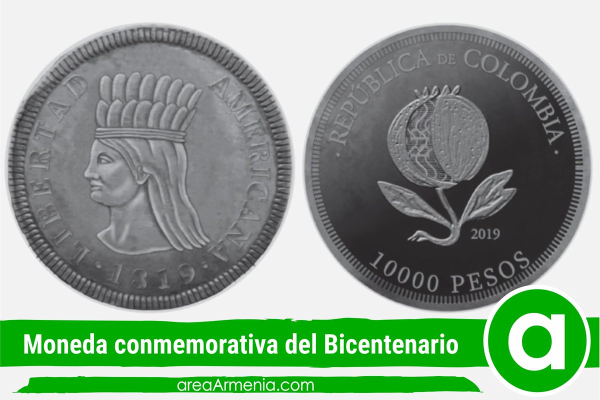 areaArmenia's tweet photo. #Bicentenario | La #moneda conmemorativa, celebra la batalla que llevó a la libertad de #Colombia en 1819. Para la creación se tomó como base la moneda conocida como “la china”.

https://t.co/YpgkOPEfep

#ArmeniaActiva #MonedaBicentenario #lachina #Armenia #Quindío #areaArmenia https://t.co/1v4o5bl7ao
