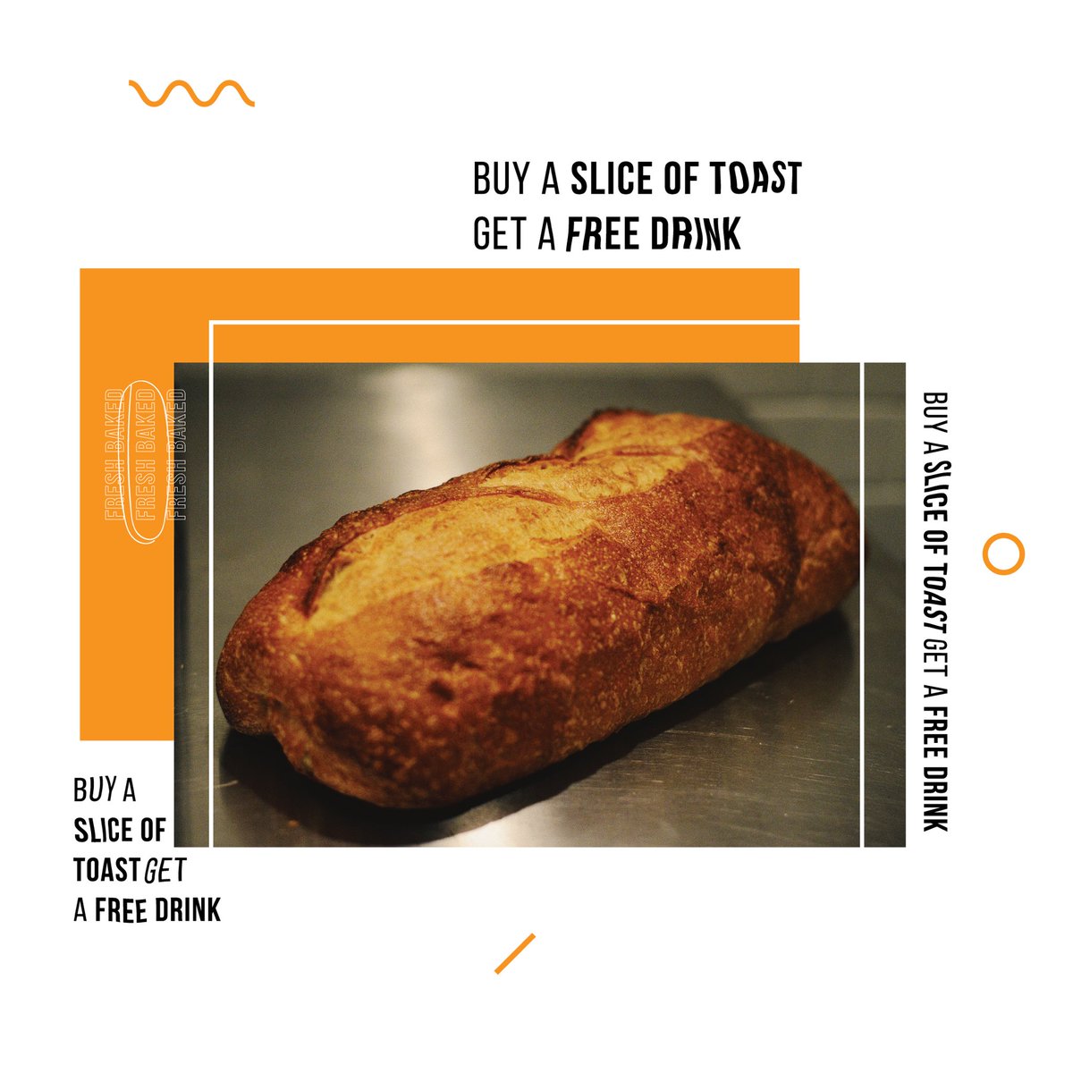 This Monday we’re bringing fresh baked SOURDOUGH TOAST to the daily menu. Choose either delicious fruit jam, butter or cinnamon sugar as your topping of choice and pair it with a delicious Ethiopian pour over (free!)

🥖🍞🍇