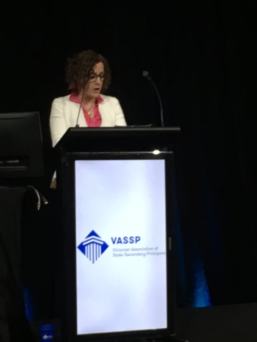 ⁦<a href="/_VASSP/">Victorian Assoc. of State Secondary Principals</a>⁩ Conference “Leading with Wisdom in a Complex Workd” kicks off with Sue Bell,  ⁦<a href="/traceyezard/">Tracey Ezard</a>⁩ and Dr Alan Finkel. Great start! ⁦<a href="/NSWSPC/">NSW Secondary Principals' Council</a>⁩ ⁦<a href="/nswppa/">New South Wales Primary Principals’ Association</a>⁩ ⁦<a href="/gaw101/">greg wilson</a>⁩ ⁦<a href="/Lofts1964/">Denise Lofts</a>⁩ ⁦<a href="/PreslandChris/">Chris Presland PSM</a>⁩ ⁦<a href="/LilaMularczyk/">💧Lila Mularczyk OAM JP FACE FACEL💗🌈</a>⁩ ⁦<a href="/daskkiphil/">phil seymour</a>⁩