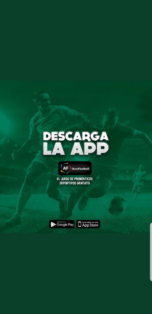 accufootball's tweet photo. AccuFootball es la primera plataforma masiva de pronósticos deportivos para que puedas entretenerte jugando a ser el mejor pronosticador.
Únete para pronosticar y competir por increíbles premios.
Descarga para iphone en https://t.co/Gz1WcwJ4xI o android en https://t.co/aALqSvUQyU https://t.co/tmIURLgLAE