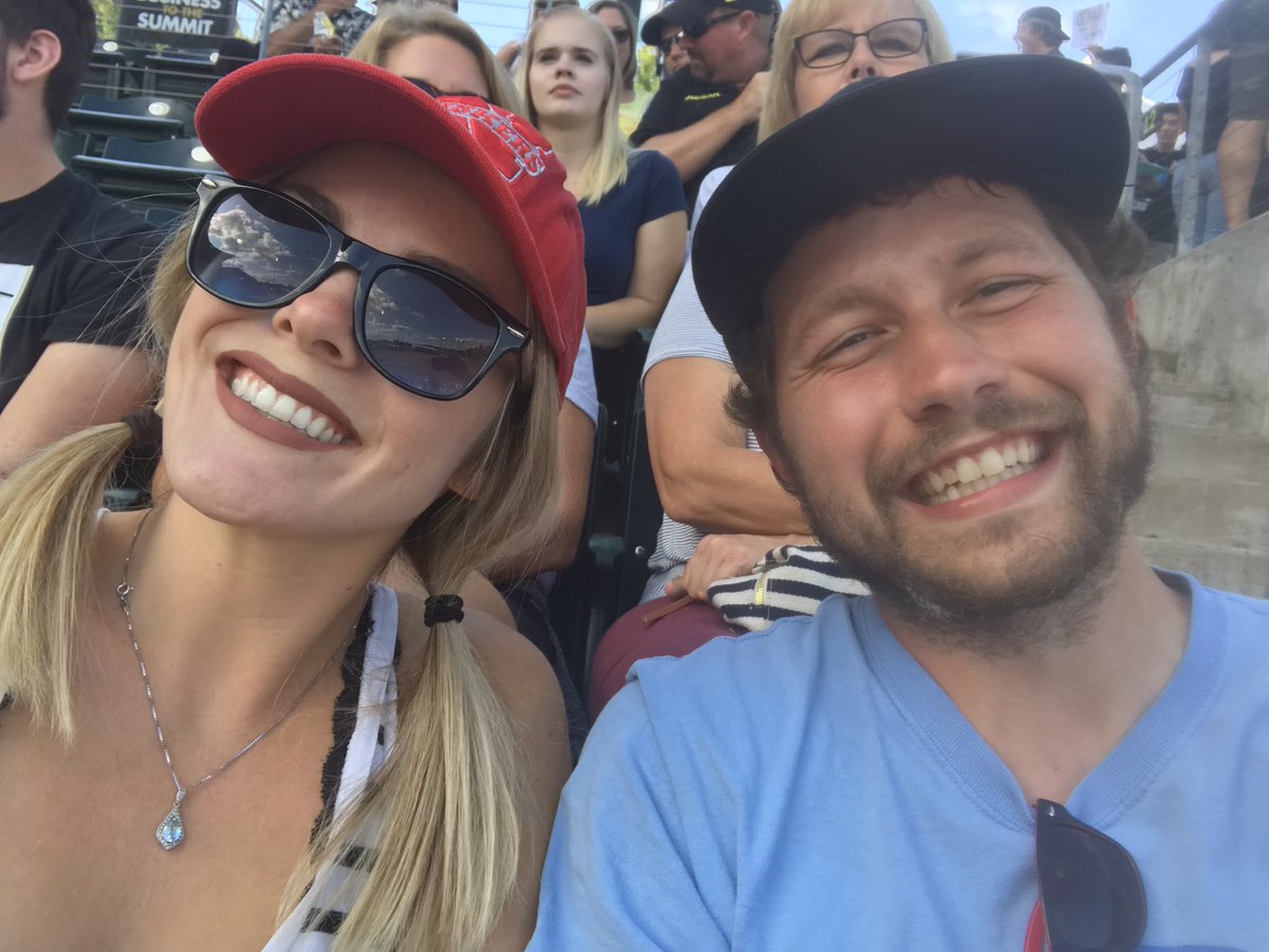 GrantStepanek's tweet image. First Ems game! (As a fan) @EugeneEmeralds #SelcoSelfie