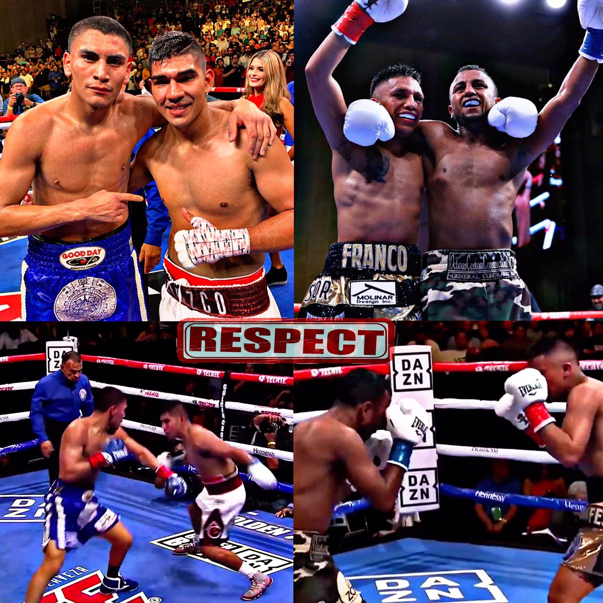 BoxingROKus's tweet photo. I usually just do 1 #BoxingFight but last night had 2 Great fights that all Four of the #BoxingWarriors displayed #BoxingRespect we as Fans should also do alike & show #Respect not just to the Warriors in our sport but to everyone that we come across.
#BoxingRespect https://t.co/2px43QtHel