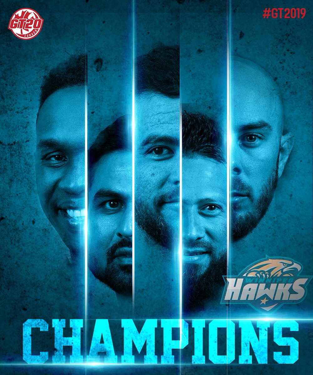 GT20 Canada (@gt20canada) on Twitter photo #GT2019 CHAMPIONS!
Congratulations to <a href="/WinnipegGT20/">winnipeghawksofficial</a> for winning the second season of GT20 Canada.
#VKvsWH #GT2019 CHAMPIONS!
Congratulations to <a href="/WinnipegGT20/">winnipeghawksofficial</a> for winning the second season of GT20 Canada.
#VKvsWH