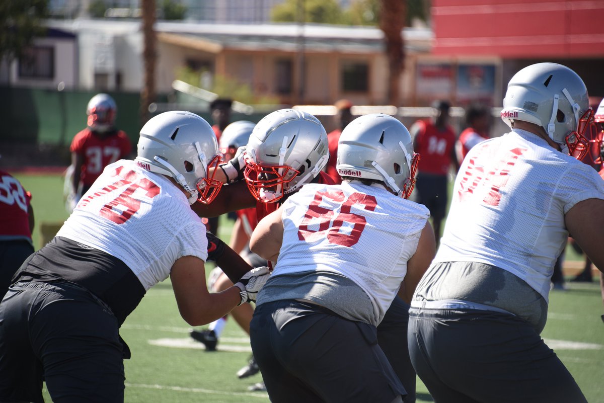 unlvfootball's tweet photo. Week 2 of #CampRebel comes to a close. 

20 days until kickoff. https://t.co/MrKJIE38fk