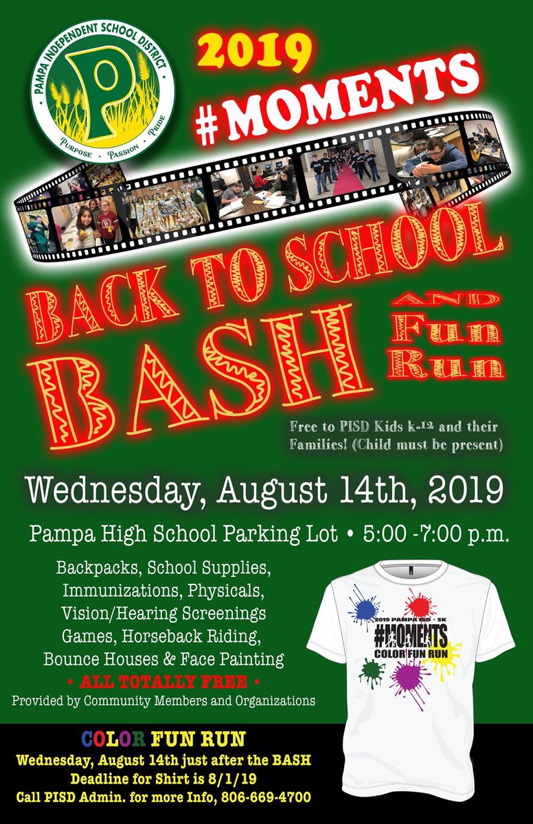 PampaJH's tweet photo. 7th graders MUST have proof of immunization before getting schedules. Immunizations will be available at the Bash!! https://t.co/CFrW4NeXUg