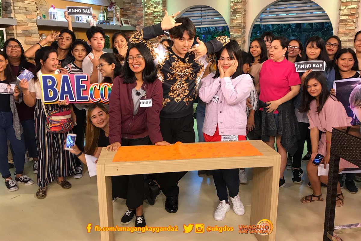 ukgdos's tweet photo. Si @_jinhobae ang ating lodi of the day sa #UKGMatiraMachika! Maraming salamat BAEcons 😍☺️💕 https://t.co/5r4xmgMWEo