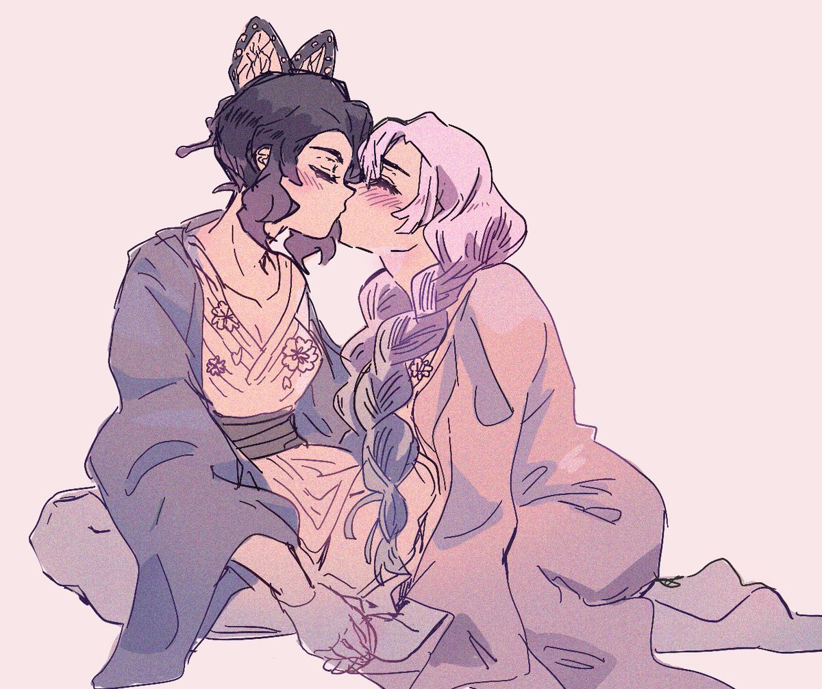 Shinomitsu for @ehxia's beautiful fic [https://t.co/PETEQ5uM4o] 
djjdjks pls pls pls read it its just so soft and gentle ??? #kimetsunoyaiba 