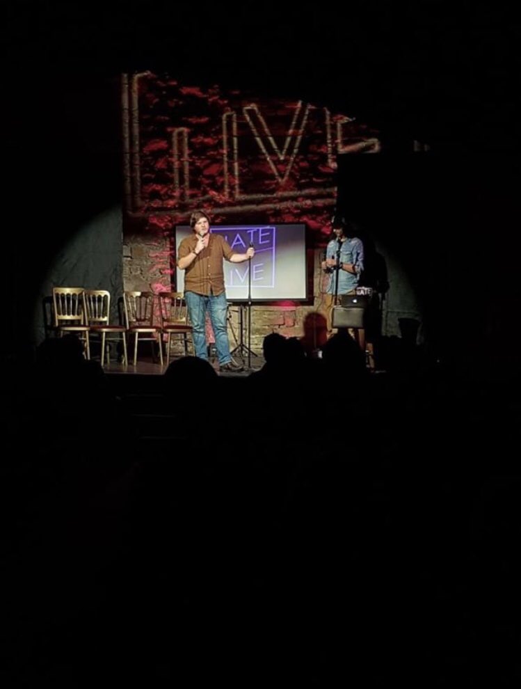 SamRussellComic's tweet photo. Nothing makes you feel more victorious and more dirty than winning @hatenlive2 https://t.co/NCxrhukQCo