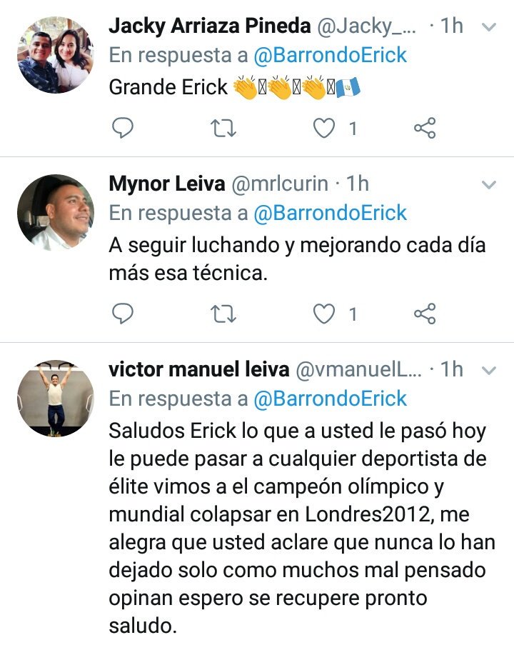 GuatemalaPost's tweet photo. @BarrondoErick agradece los comentarios de apoyo, luego del inconveniente que tuvo en su participación de hoy en los Juegos Panamericanos. https://t.co/qLYCo3dJWt