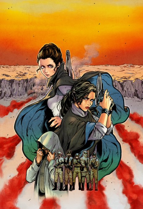 【更新】LINEマンガ「STAR WARS レイア-王女の試練-】第4話(前編)更新されてます!盆休み真っ盛り、お休みの方もお仕事の方も余暇のお供にぜひ。遂にターキン本格参戦、そして対峙…!カラーはすべてカラリスト・ヤオシダさん(@y_yaoshida )に塗って頂いてます!よろしくお願いしま〜す!? 