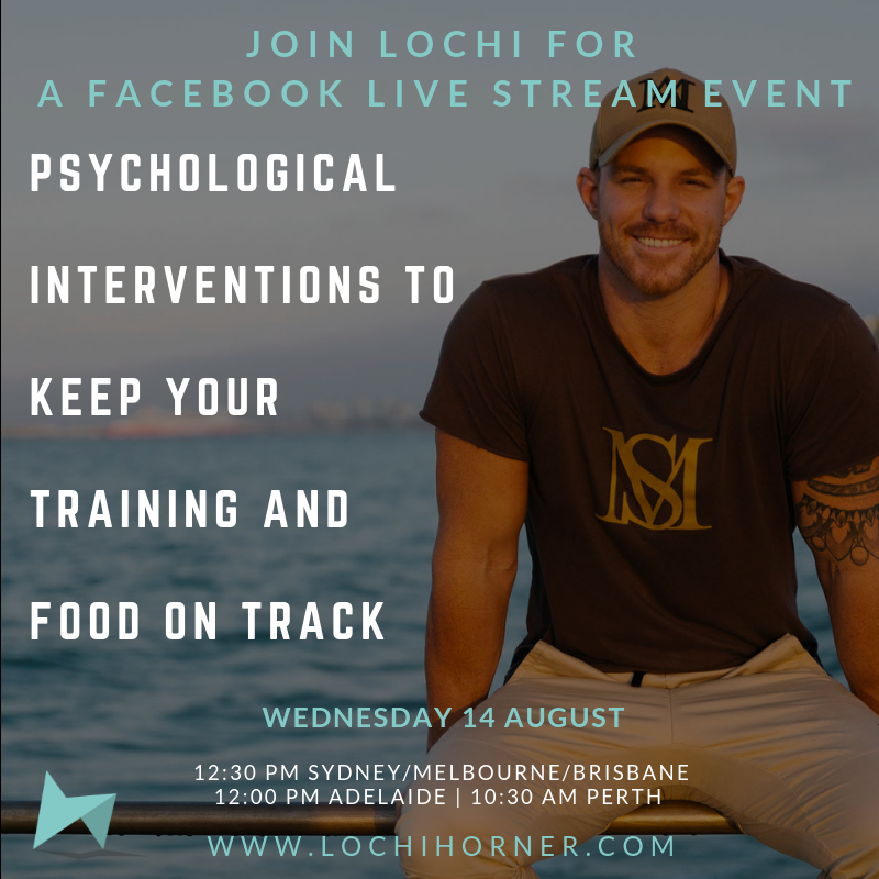lochihorner's tweet photo. This week's live stream topic is the psychological interventions to keep your training and food on track. https://t.co/WyPEqVaXKZ