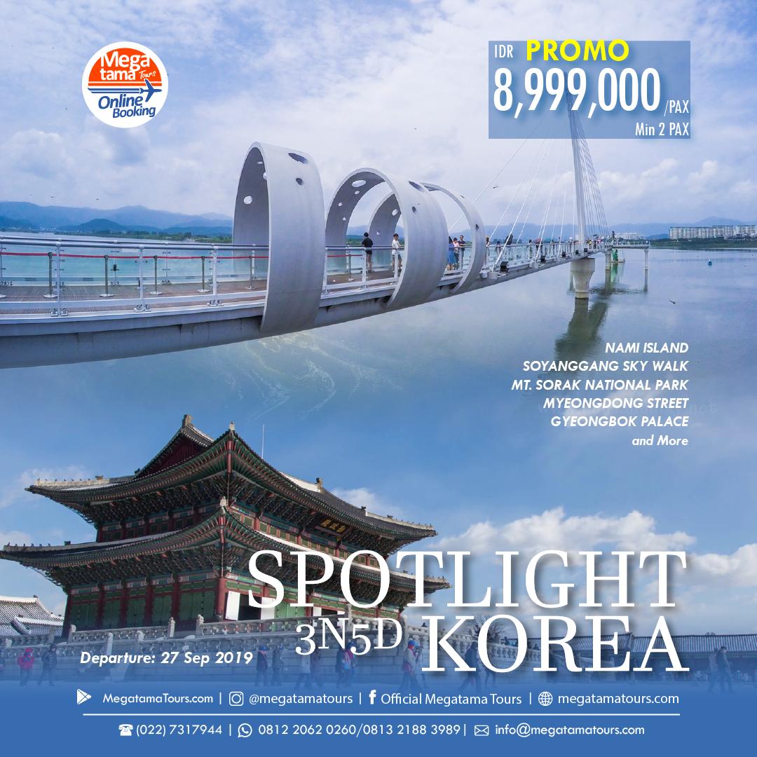 MegatamaTours's tweet photo. 3N5D SPOTLIGHT KOREA
Untuk details &amp; reservasi hub : Megatamatours 0227317944/081321883989
BURUAN BOOKING! Kuota sangat terbatas! Jangan sampai kehabisan... Tag Travelmate-mu, jangan lupa di share yah!! https://t.co/DZuSqnOck7