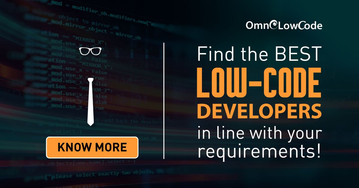 OmneLowCode's tweet image. Trouble finding low-code developers as per your project requirements?
Tell us your requirement and we will find the perfect candidate for you.
Click here: omnelowcode.com/hire-best-low-…
#LowCodeDevelopers #HireDevelopers #RecruitingBestDevelopers