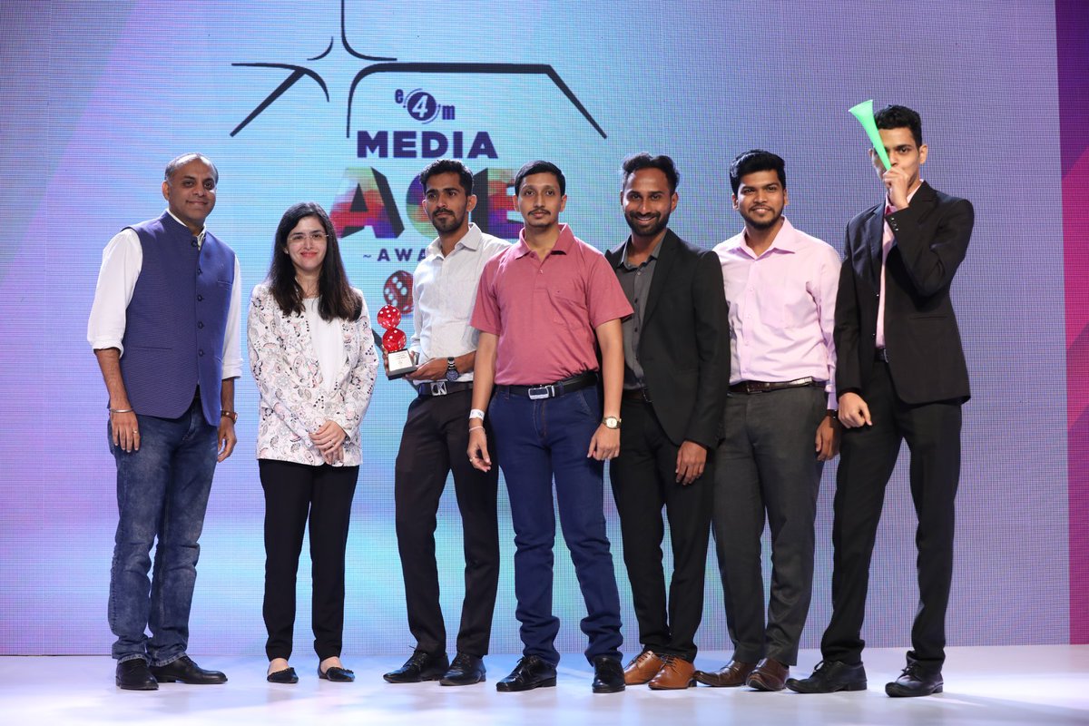 posterscope_ind's tweet photo. We're pleased to have won the Specialized Agency of the Year Award at #MediaAceAwards 2019
Congratulations!! @IsobarIndia @InDeed_DANIndia @dentsuXIndia @WATConsult
#OOH #Agency #AwardWinning #DentsuAegisNetwork #OneDAN https://t.co/bkGWhbOY2f