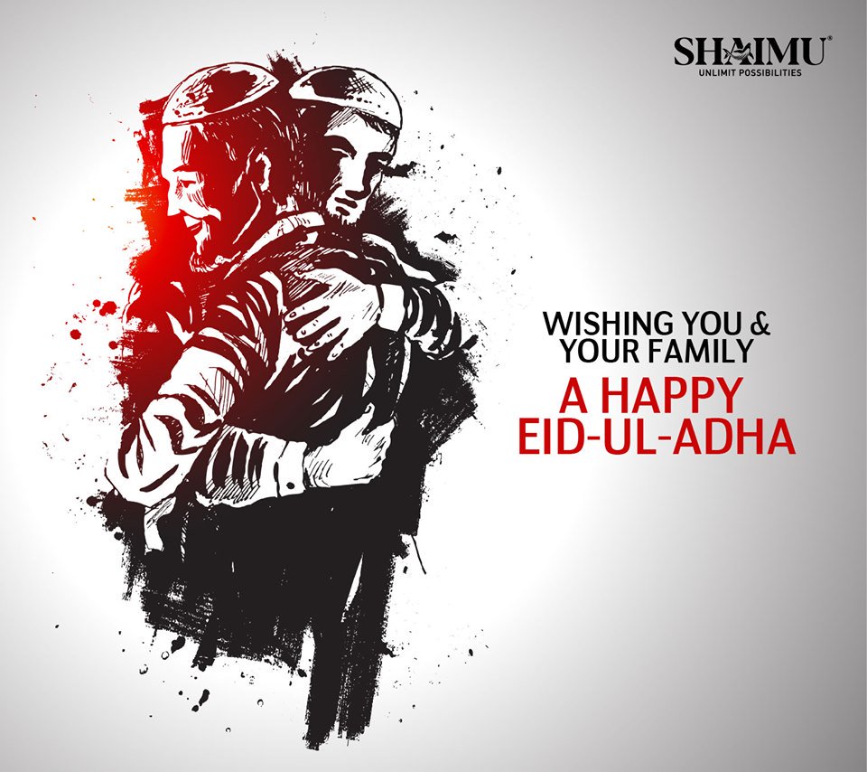 ShaimuIndia's tweet photo. Shaimu Electronics wishes you &amp; your family a happy #EidAlAdha 
#Eid2019 #EidAdhaMubarak #BakraEid #BestProducts #MobileAccesories #Technology #ShaimuElectronics #ShaimuIndia https://t.co/r5zTQ3OBmY