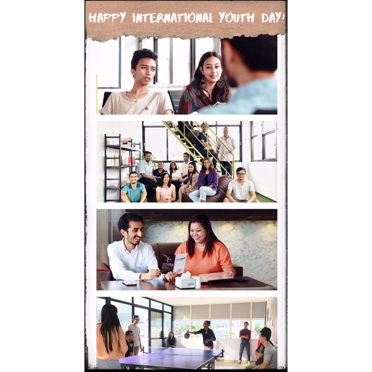 remworkofficial's tweet photo. Together to make a differenceπ
#internationalyouthday #youths #together #makingadifference #coworkingspace #coworking #coworkers #cowork #freelancers #startups #modernoffices #digitalnomads #remwork #coworkingnepal #kathmandu #nepal https://t.co/chvwayjReI