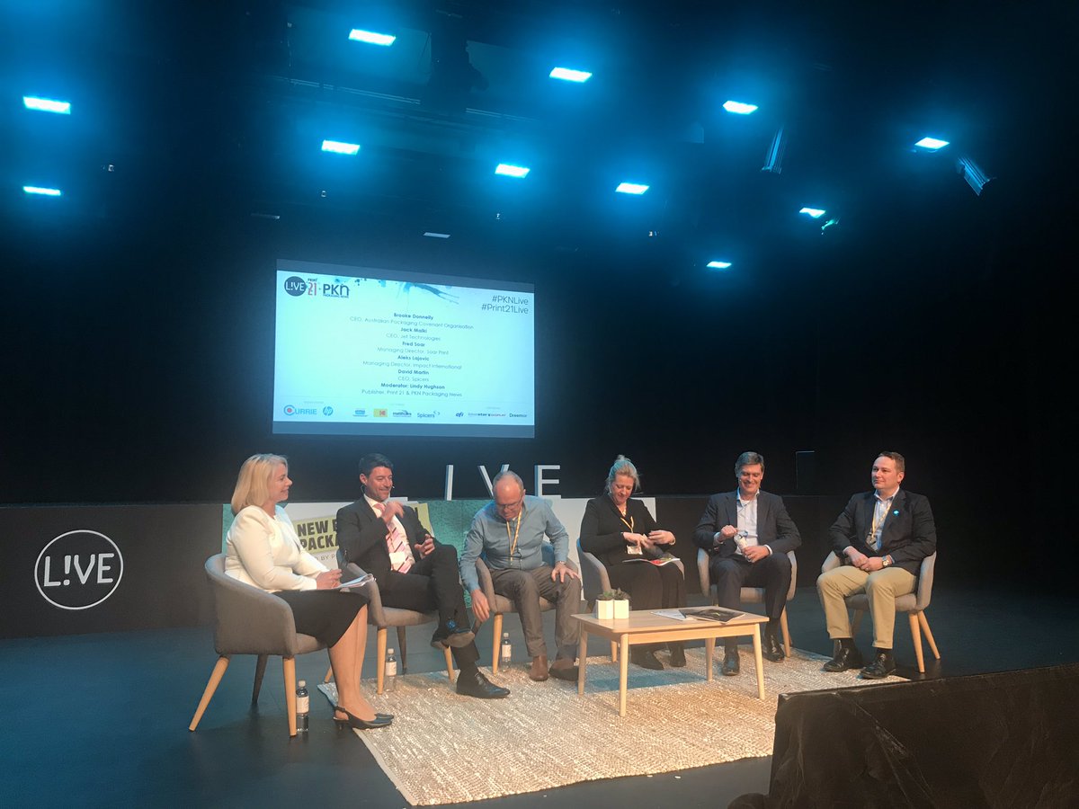 PKNpackagingmag's tweet image. Minimising the carbon footprint and recyclability are hot topics in our sustainability panel this afternoon @SpicersAus @soarprintnz #jettechnologies #apco #impactinternational #pknlive #print21live