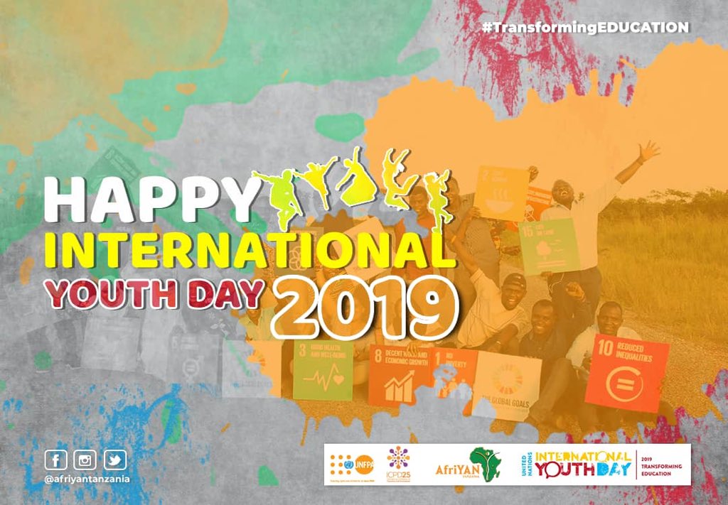 AfriYANTanzania's tweet photo. Making education more relevant, equitable and inclusive is crucial to achieving sustainable development.
#IYD2019 #TransformingEducation #ICPD25 https://t.co/yTxoQY8EpE