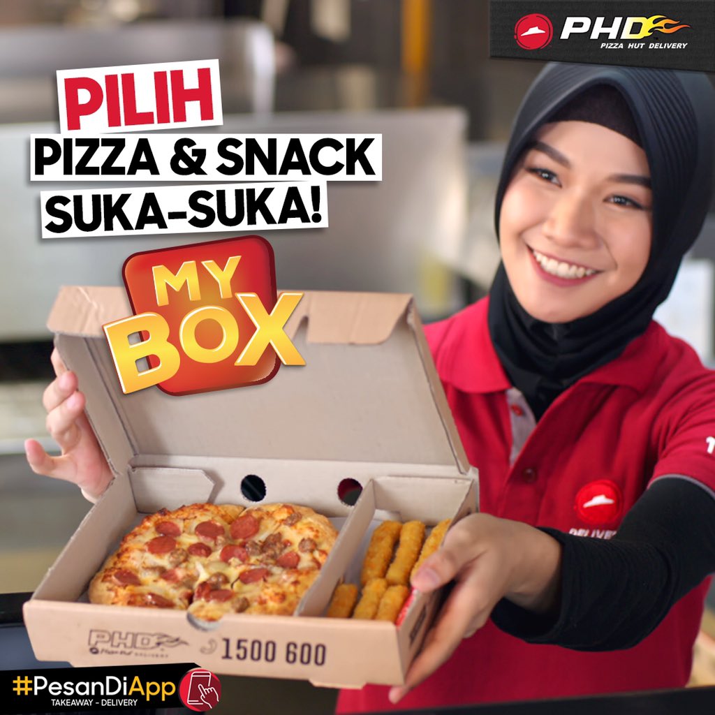 phd_id's tweet photo. Penggemar My Box angkat tangan! Makan pizza sendirian juga asik loh 😉 apalagi Pizza Lovers bisa pilih kombinasinya dari 6 Pizza Personal dan 6 Snack yang enakkkkk. Cus langsung #PesanDiApp
#SenengnyadiPHDin https://t.co/7vwMg54VFd