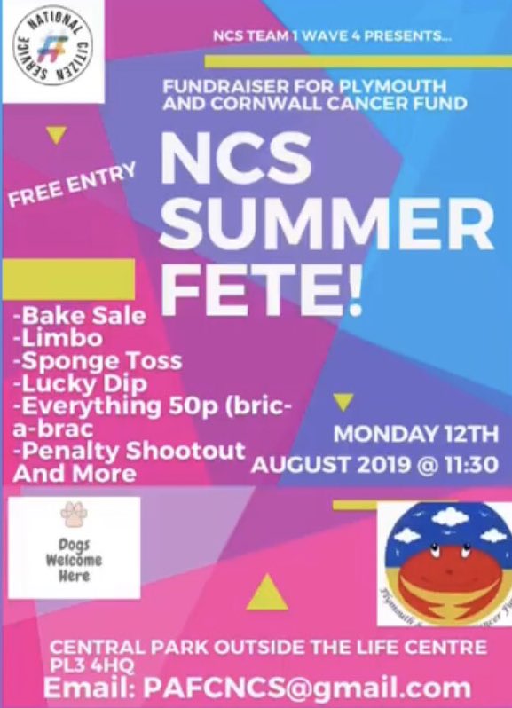 NCSTeam01's tweet photo. TODAY!!!!!!!!! @NCS @LukePollard #Plymouth #SummerFete https://t.co/1llJGdR3kl