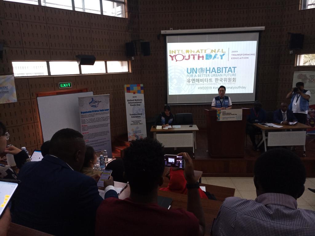 AghadiCrystal's tweet photo. United Nations International Youth Day_2019 Transforming Education in Kenya #IYD2019 #internationalyouthday @uonbi @odelcampus https://t.co/213xFBEV3Z