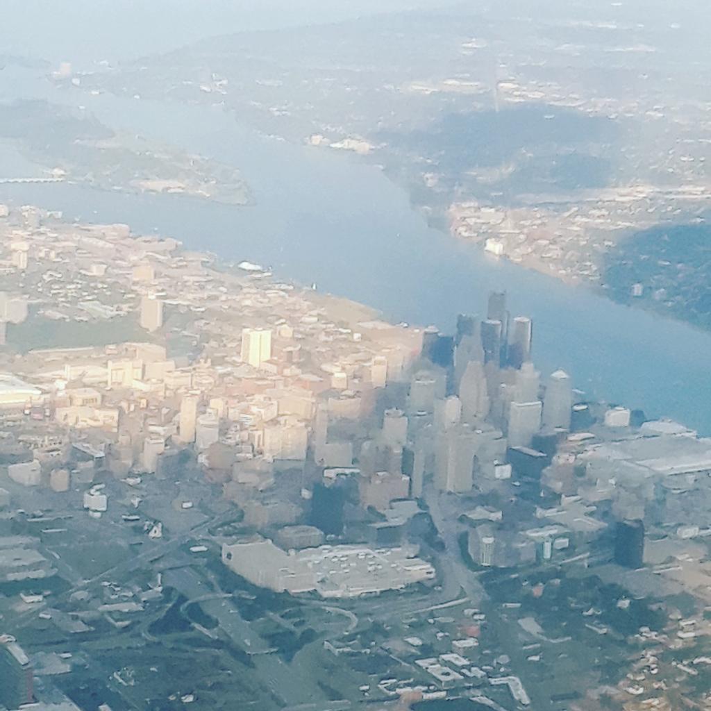 danaturg's tweet photo. Almost home from #athe19 via Detroit. Started looking forward to #athe20 as I saw the skyline from my window seat. https://t.co/BsycLST9Pd