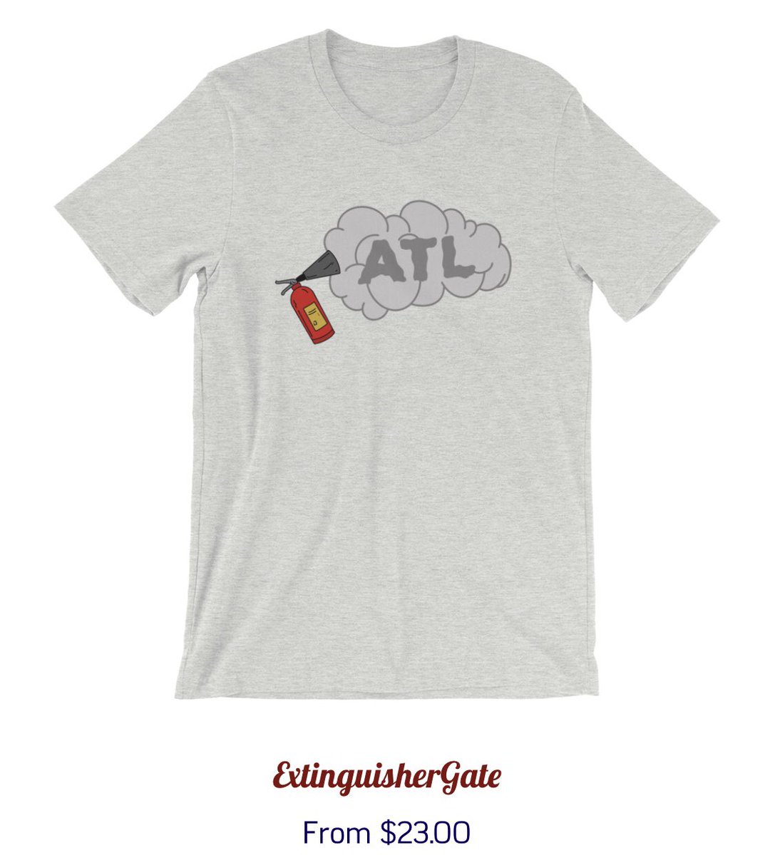 shopchoptops's tweet photo. Itβs getting late but we think this is worth staying up for. ExtinguisherGate shirt is now available on our site π§― Check the link in our bio and grab your own. Several different color options available for your wearing pleasure. #GoBraves #ChopTops https://t.co/oW74iLiJdA