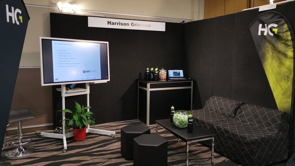We're all set up and ready for a great Esri User Conference. #NZEUC