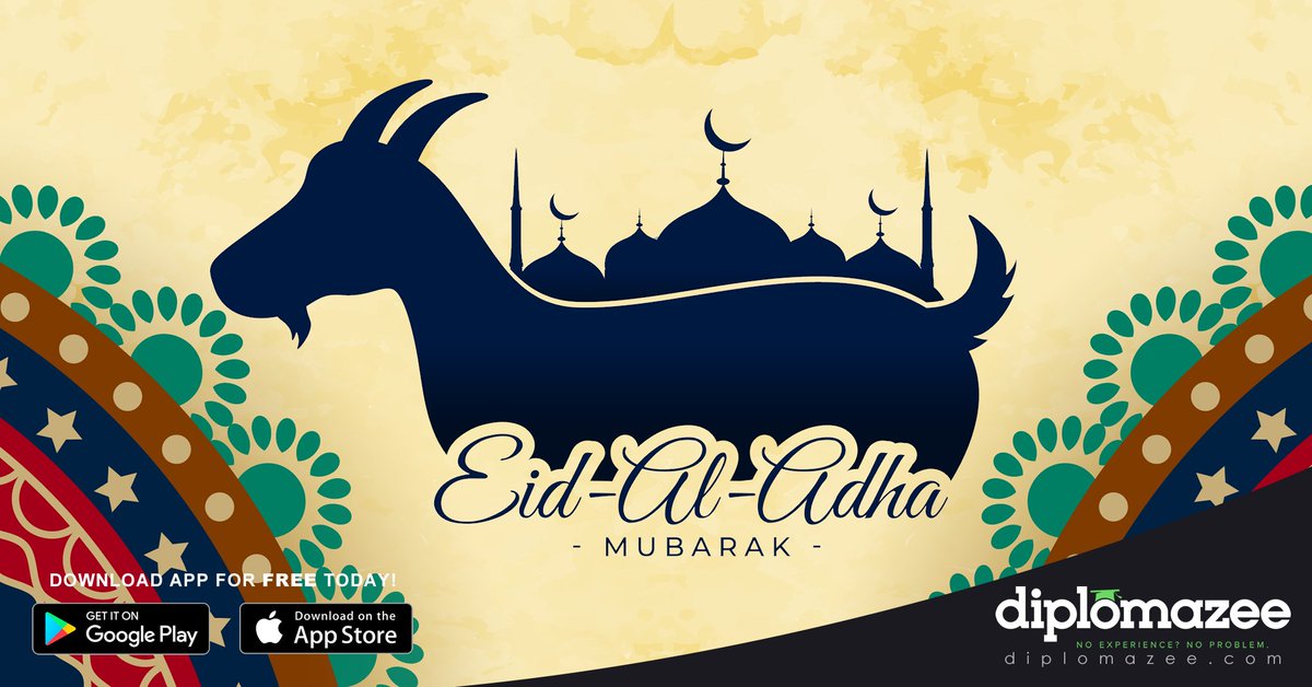 Diplomazee's tweet photo. Greetings to all Muslim brothers and sisters from all of us at Diplomazee!
#EidAlAdha #FestivalofSacrifice #diplomazee https://t.co/dmHxRT13fw