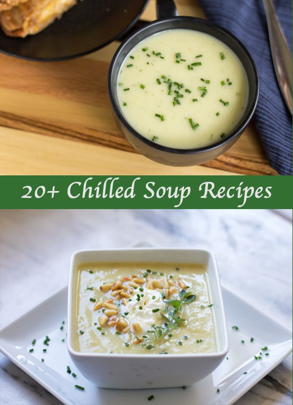 Here are some chilled soup ideas to help with the heat.  #coldsoup #soup #Roundup #recipes 
mjskitchen.com/2018/07/chille…