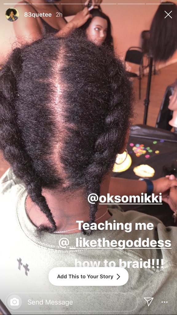OkSoMik's tweet photo. @ethelsclub so what would I have to do to host a braiding class for black women here? I’ll be in NYC this weekend if someone is available to chat! I did one in Chicago today and it sold out, so I’d love to do it with you guys! #OkSoBraid https://t.co/aUgwalBarN
