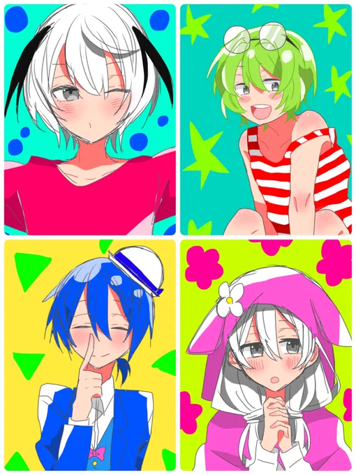 #擬人化
#絵描きさんと繋がりたい
#夏の創作クラスタフォロー祭 

最近擬人化描いてます…良かったら見てください〜創作物も結構描いてます 