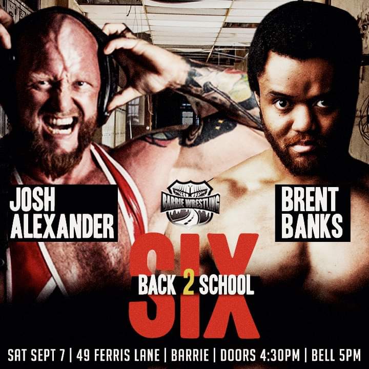 BarrieWrestling's tweet photo. Saturday September 7
#Back2School 6
#B2S6
#Barrie #wrestling #400North
#SummerSlam2019
#SummerSlam
#Toronto
#RAW
#SDLive
#WWE
#NXTTakeOverToronto https://t.co/OhI0yhfr1l