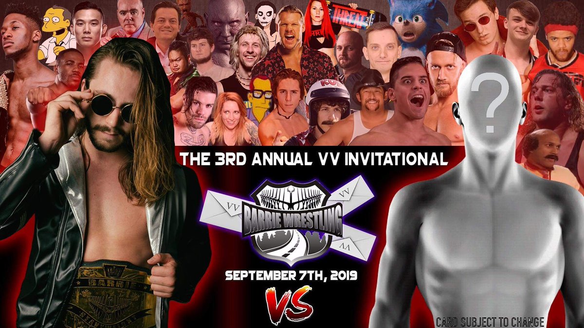 BarrieWrestling's tweet photo. Saturday September 7
#Back2School 6
#B2S6
#Barrie #wrestling #400North
#SummerSlam2019
#SummerSlam
#Toronto
#RAW
#SDLive
#WWE
#NXTTakeOverToronto https://t.co/OhI0yhfr1l