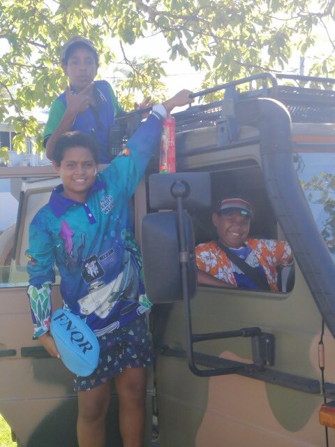 OC_C_FNQR's tweet photo. Great to see the Torres Strait community out in force for the Aboriginal and Torres Strait Children’s Day in ANZAC Park, Thursday Island. Love of country leads me. #51fnqr #ArmyInMotion #sarpeye https://t.co/U1ZNaV1UPt