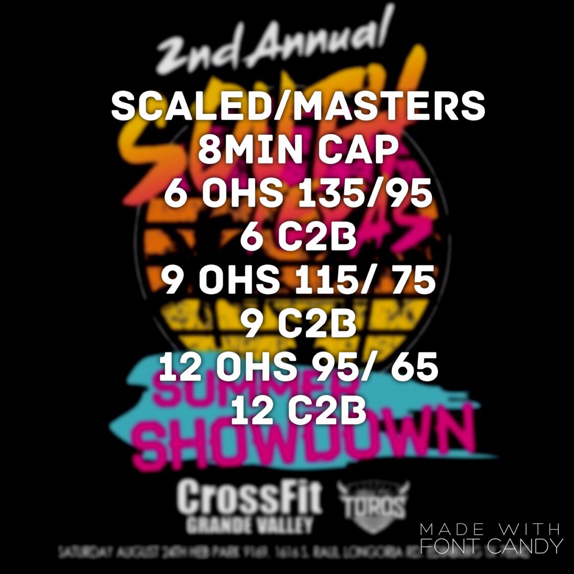 CFGV_'s tweet photo. WOD 2- “Overhead Delight” at the count of 3,2,1, go athlete will have 8 min to complete 6 Over Head Squats, 6 Muscle ups athlete must increase reps by 3’s, and decrease weight as posted. We will be going over standards at check in https://t.co/Kfu2t2bp0x
