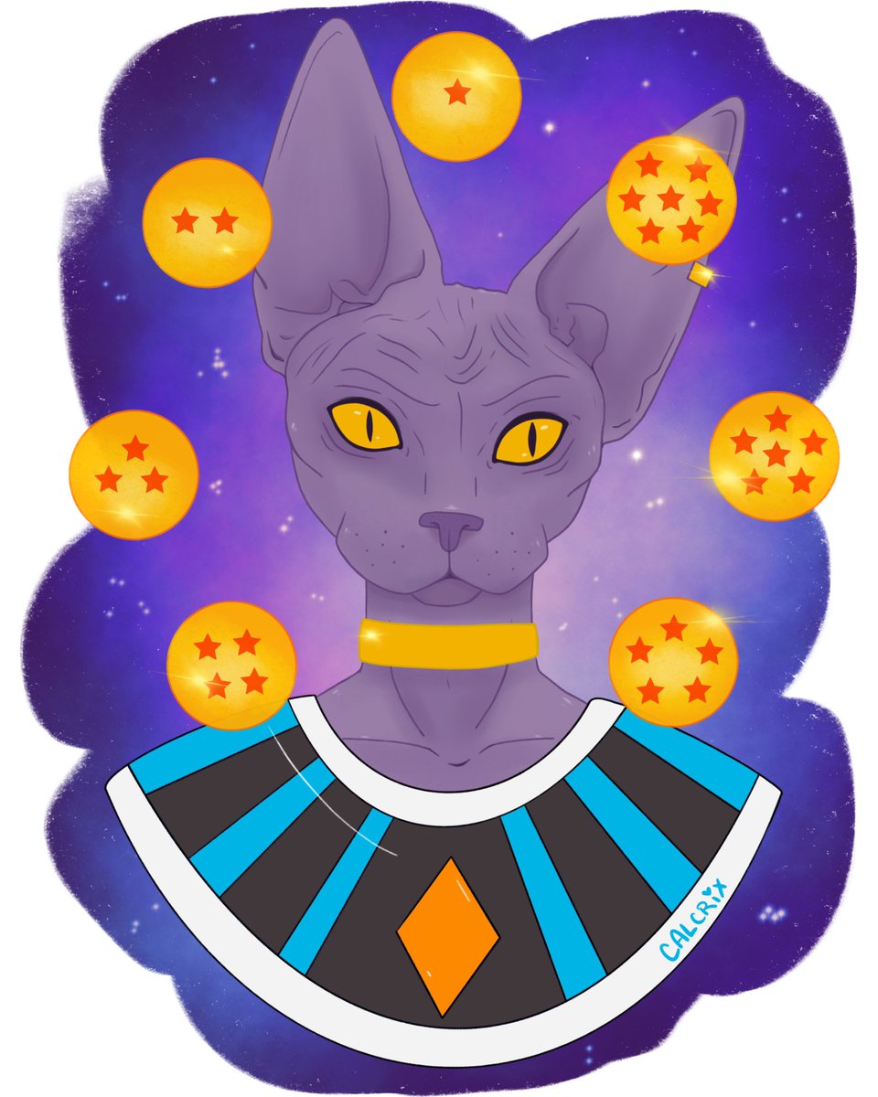 calcrixart's tweet photo. #beerus #DragonBallSuper #digitalart #digitalpainting #digitalartwork #dragonball #DragonBallZ #Procreate #procreateart #ipadpro #ipadart https://t.co/ucPEcRcDlV