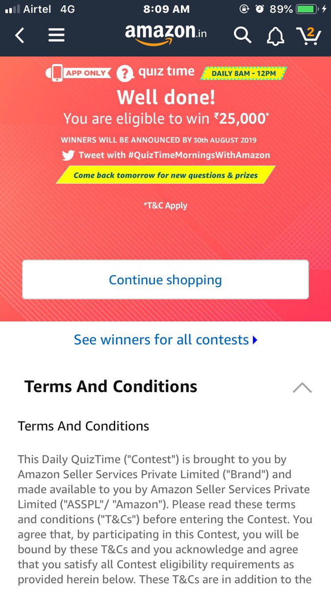MiSufail's tweet photo. #QuizTimeMorningsWithAmazon https://t.co/4xdRFE1JMX