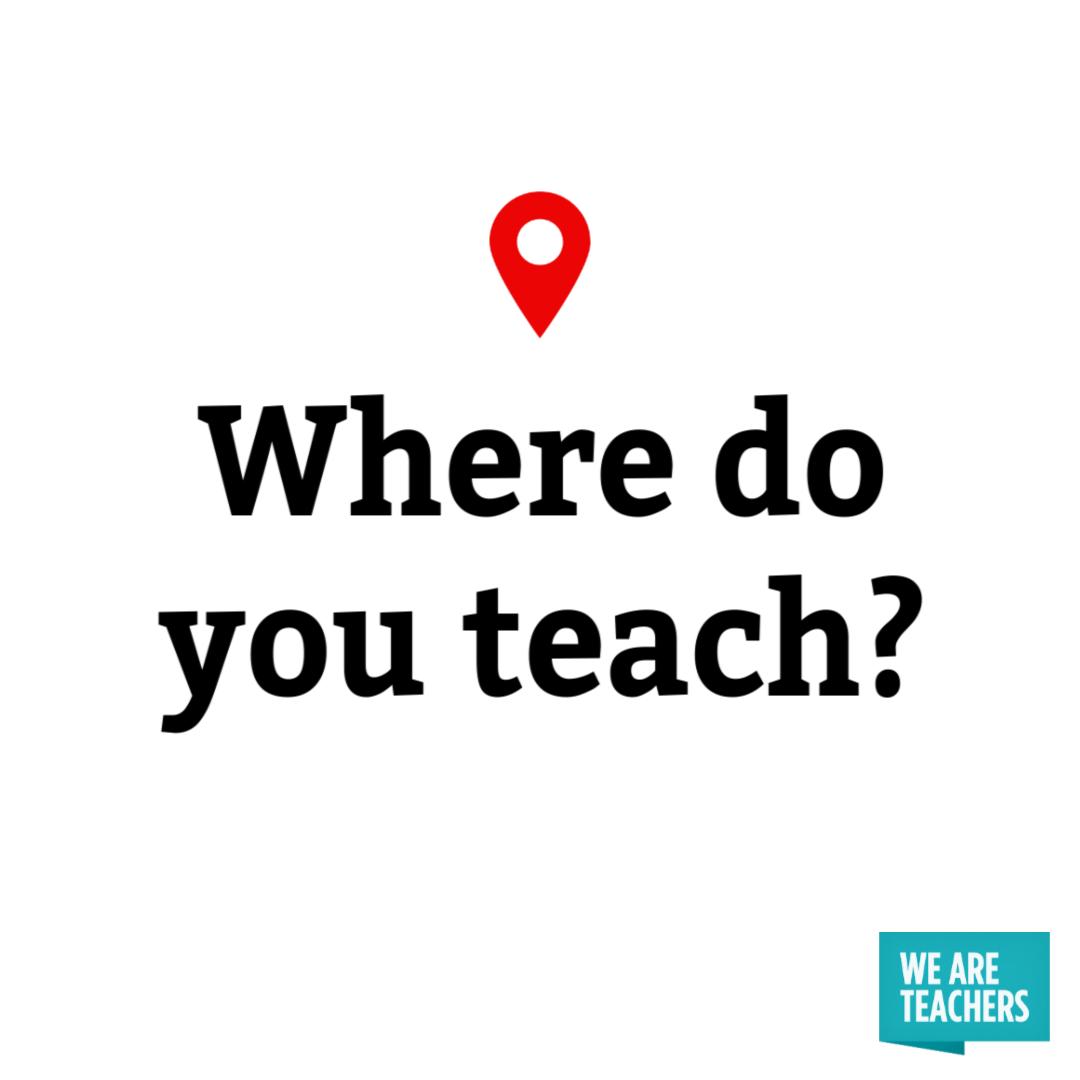 I'm in Connecticut! 📍

Where's everyone else teaching?