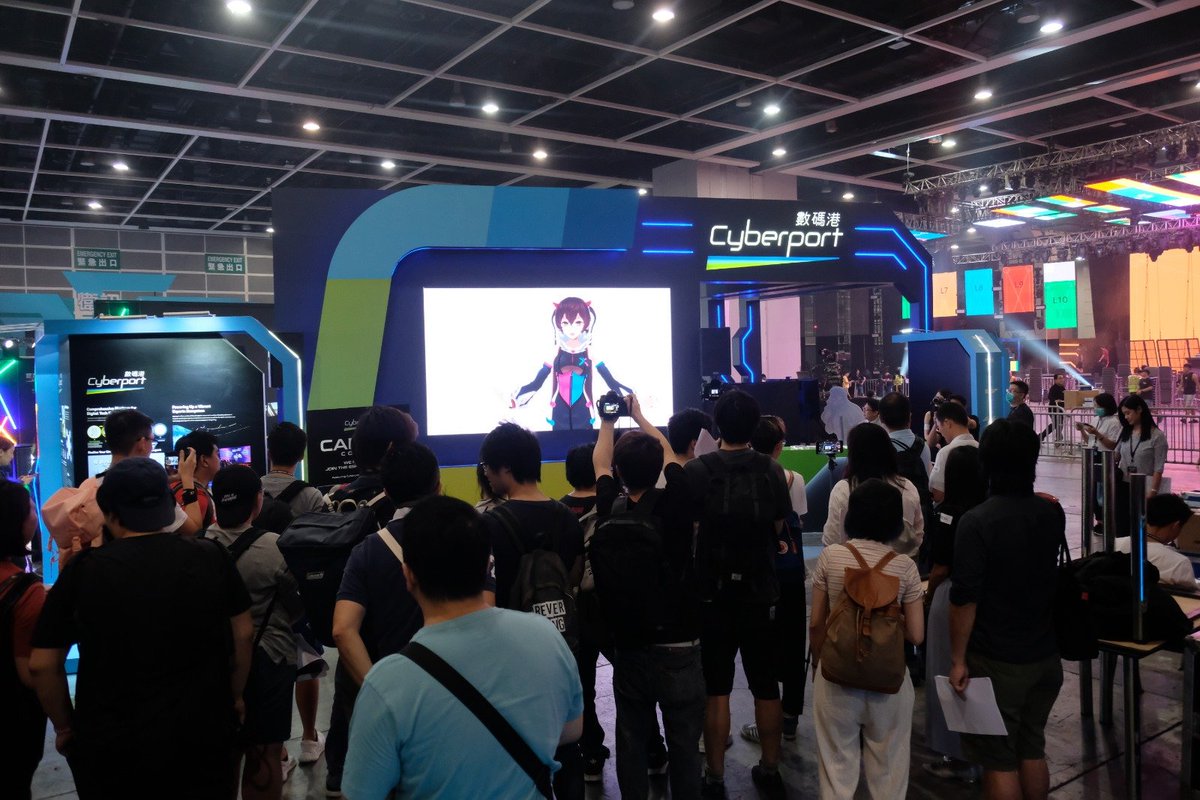 i0channel's tweet image. The press are watching me in ACG HK 2019
#throwbackJuly #i0Channel #Virtualidol #虛擬偶像 #i零 #vtuber #VtuberEN