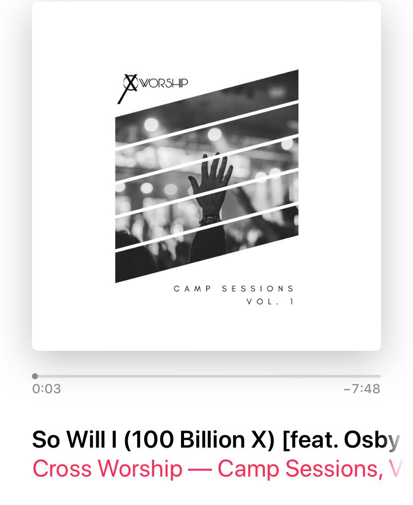 MissGMoore's tweet photo. Should be headed to bed but currently worshiping to this song. It touches  my whole soul! #SoWillI #CrossWorship https://t.co/EYBv5d9EeO