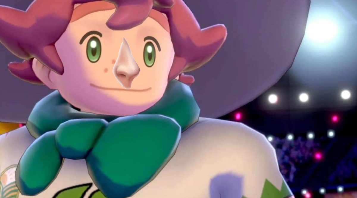 HasKirby's tweet photo. @NintendoAmerica 
I fixed him! 
Please DM to discuss payment 
#pokemon #PokemonSwordandShield #PokemonGOFest2019 https://t.co/7LVpjXXNyZ