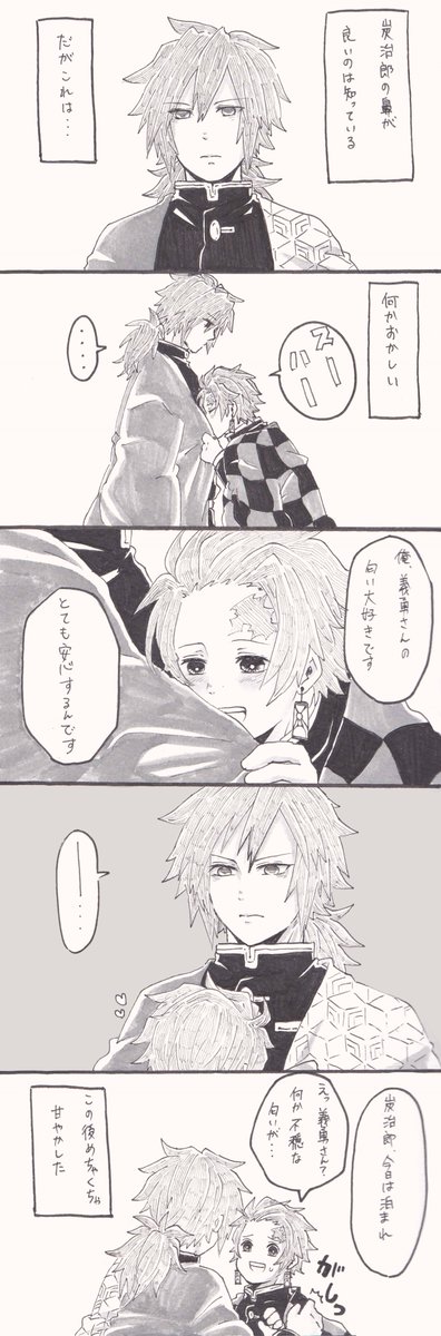 義炭 
義勇さんの匂いが好きな炭治郎くん 