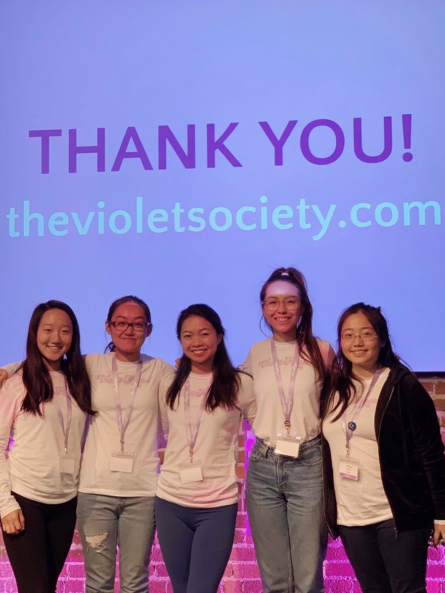 almapineda95's tweet photo. What an exciting past two days at @github in SF with @violet_society! 💜 Our group of first time hackathon attendees from @UCBerkeley were able to place in the top 10! 🧠🐻 #cskickstart #codeology #TeamGitlit https://t.co/Hza0ge0imF