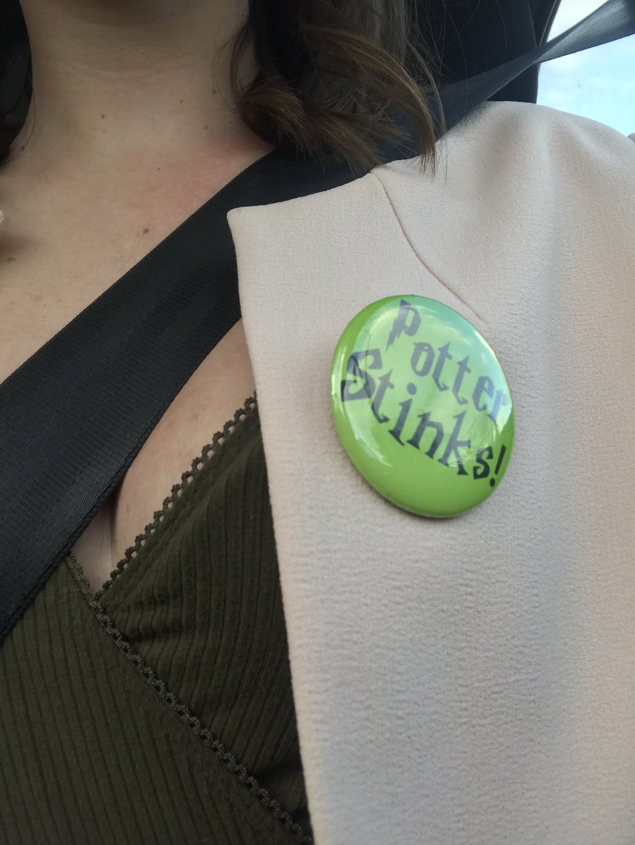 brittanynpotter's tweet photo. Keeping my ego in check #potterstinks https://t.co/RWEGMJzS9g